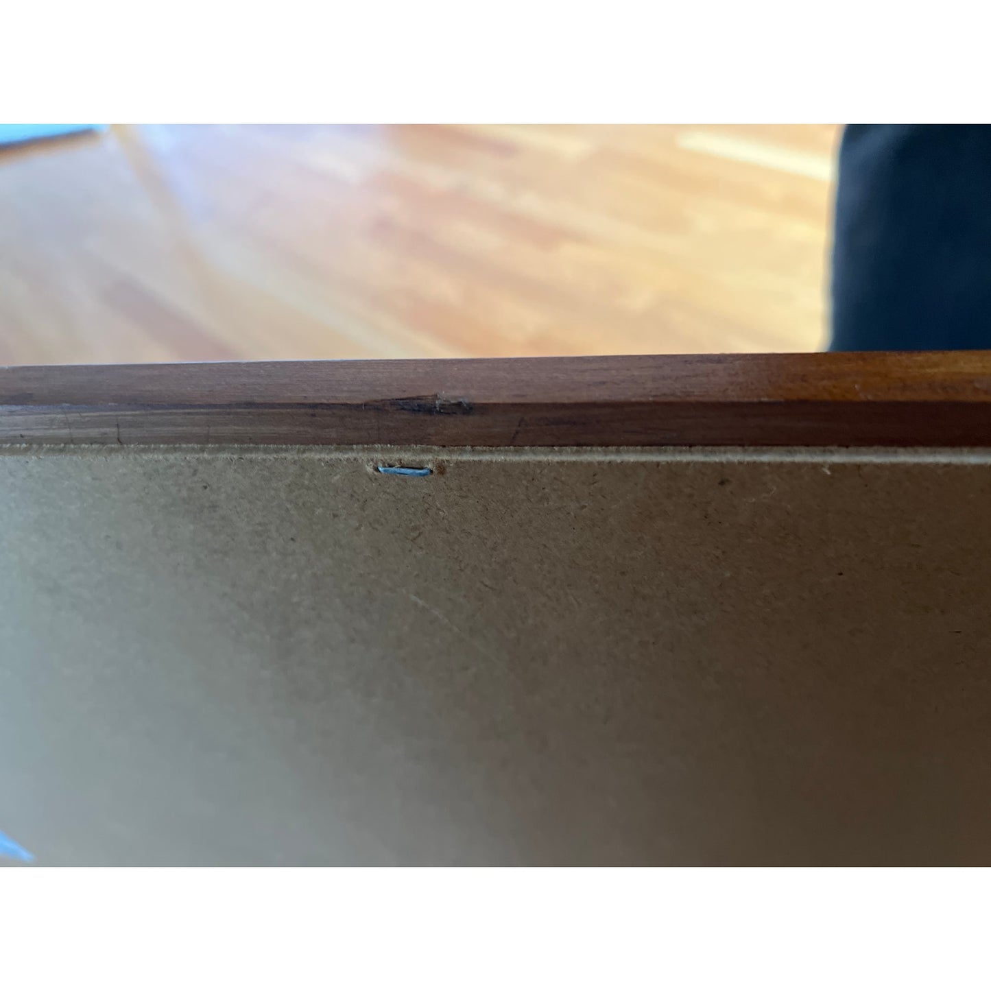 Vintage Pulaski Furniture Wood Framed Wall Mirror with Coat Hanger and Shelf