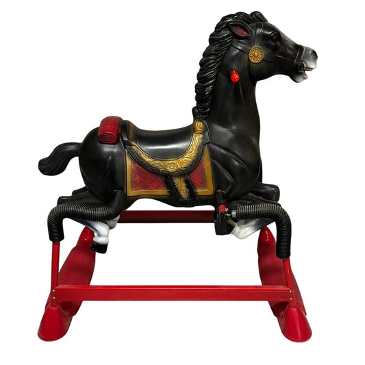 Vintage 1980s Hedstrom Bouncing Hobby Horse Multicolor Toy